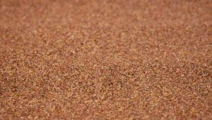 NOC00091 - Tapis de couleur marron - Dimensions : 100x60 cm - Imitation gravier