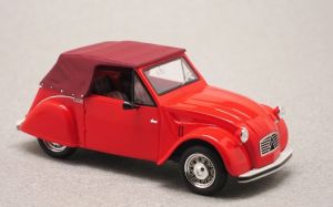 FRANS0019 - Voiture cabriolet de 1954 couleur rouge limitée à 250 pièces – CITROEN 2CV sarhy
