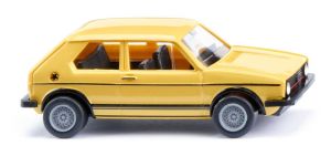 WIK004505 - Voiture de couleur jaune - VW Golf I GTI