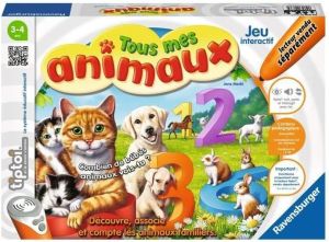 RAV008384 - Jeu éducatif avec stylo interactif - TIPTOI Tous mes animaux