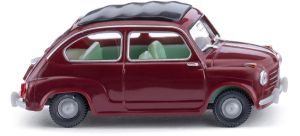 WIK009908 - Voiture de couleur rouge - FIAT 600