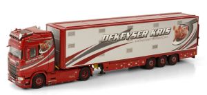 WSI01-3584 - Camion avec remorque bétaillère aux couleurs DEKEYSER KRIS - SCANIA Highline 4x2