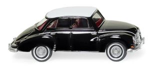 WIK012002 - Voiture couleur noire avec le toit blanc – DKW limousine