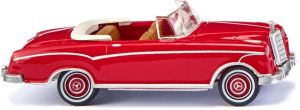 WIK014301 - Voiture couleur rouge rubis – MERCEDES 220 S Cabrio