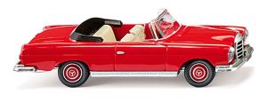 WIK015303 - Voiture cabriolet de couleur rouge – MERCEDES 280 SE