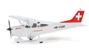 HER019446 - Avion blanc – CESSNA 172 Swissair