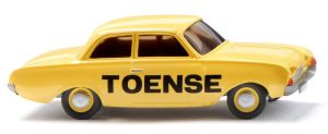 WIK020002 - Voiture de couleur jaune – FORD 17M TOENSE