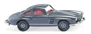 WIK023002 - Voiture coupé de couleur grise – MERCEDES 300 SL