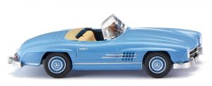 WIK023301 - Voiture cabriolet de couleur bleu - MERCEDES 300 SL