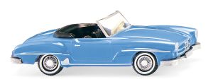 WIK025002 - Voiture cabriolet de couleur bleu – MERCEDES 190 SL