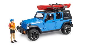 BRU2529 - Voiture avec figurine et kayak – JEEP Wrangler rubicon