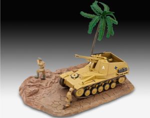 REV03334 - Maquette à assembler et à peindre - Diorama avec char SD KFZ avec personnage