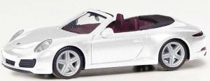 HER038843-002 - Voiture couleur blanc métallisé - PORSCHE 911 Carrera Cabrio