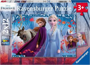 RAV050093 - Puzzle La Reine des Neiges Voyage vers l'inconnu – 2x12 pièces