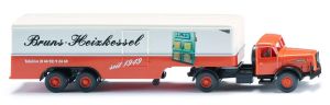 WIK051326 - Camion avec remorque BRUNS – HANSCHEL 4x2