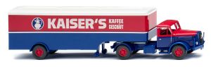 WIK051328 - Camion avec remorque fourgon - KAISER'S KAFFEE - HENSCHEL 4x2