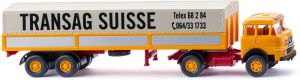 WIK051503 - Camion avec remorque bâché - TRANSAG Suisse - KRUPP 4x2