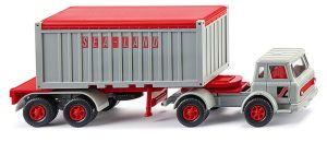 WIK052501 - Camion avec porte container et container 20 pieds SEA-LAND – INTERNATIONAL