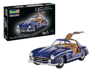 REV05614 - Maquette avec peinture à assembler - 140 ans MERCEDES - MERCEDES-BENZ 300 SL coupé