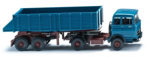 WIK067709 - Camion avec benne couleur bleu – MERCEDES 4x2