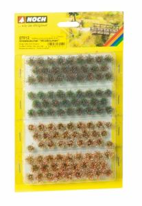 NOC07012 - Touffes fleurs sauvages – 52 pièces 6mm – 52 pièces 9 mm