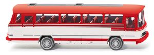 WIK070902 - Bus de couleur rouge et blanc – MERCEDS O 302