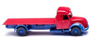 WIK085508 - Camion porteur couleur rouge et bleu - MAGIRUS S 7500 4x2