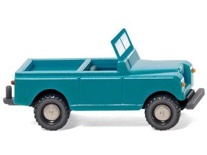 WIK092301 - Voiture de couleur turquoise - LAND ROVER