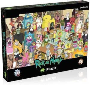WIN00396 - Puzzle du dessin animé RICK and Morty – 1000 Pièces