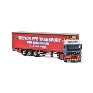 WSI01-2173 - Camion VOLVO F12 avec remorque Tautliner TREVOR PYE TRANSPORT