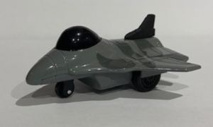 Avion de chasse à friction de couleur camouflage