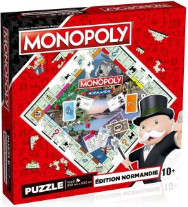 WIN01702 - Puzzle Monopoly édition Normandie – 1000 pièces