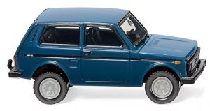 Voiture de couleur Bleue Azur - LADA Niva