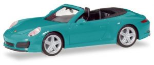 Voiture cabriolet de couleur bleue miami - PORSCHE 911 Carrera