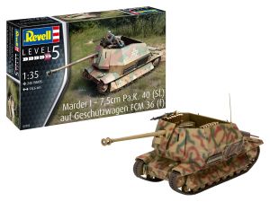 REV03292 - Maquette à assembler et à peindre - Marder I on FCM 36 base