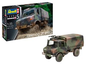 REV03337 - Maquette à assembler et à peindre - UNIMOG 2T milgl