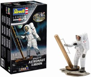 Maquette avec peinture à assembler - Astronaute d'Apollo 11 sur la lune