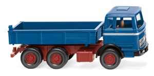 Camion benne de couleur bleu – MERCEDES 6x4