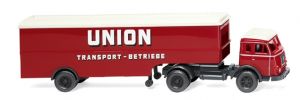 WIK051323 - Camion semi-remorque fourgon -HENSCHEL UNION TRANSPORT