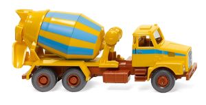 WIK068207 - Camion toupie de couleur jaune et bleu – VOLVO N10 6x4