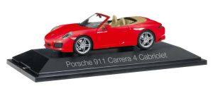 Voiture cabriolet de couleur rouge – PORSCHE 911 Carrera