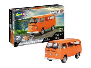 REV07667 - Maquette à assembler – VW T2 Bus de couleur orange