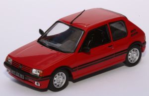 ODE078 - Voiture de couleur rouge - PEUGEOT 205 GTI 1.9