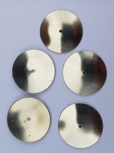 5 Disques lisses diamètre 14mm