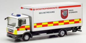 HER096560 - Camion porteur de la Protection Civil de Stormarn  - MAN TGL avec Hayon