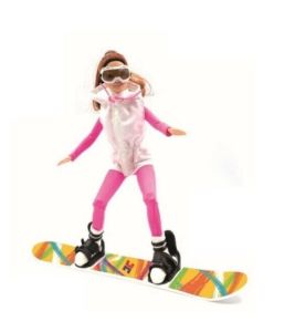 JC10019 - Poupée de 28 cm avec snowboard - Sarah Katharina