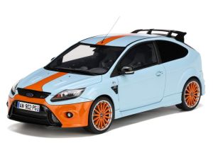 OT1011 - Voiture de 2010 couleur bleu clair et orange – FORD FOCUS MK2 RS LE MANS