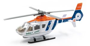 JC1104 - Hélicoptère de couleur blanc orange et bleu - WUCHER GALLUS