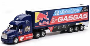 NEW11053 - Camion avec remorque Red Bull GASGAS – PETERBILT 6x4