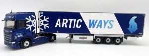 ELI117780 - Camion avec remorque frigorifique - ARTIC WAYS - SCANIA S500 4x2 avec toit haut